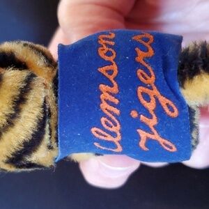 VINTAGE Clemson Tigers mascot finger lapel pencil hugger 3 inches Stuffed t…